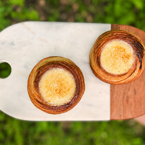 Croissant crème brulée